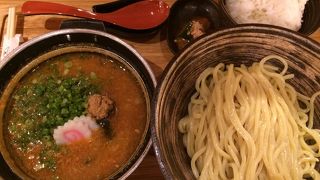 ありそうで珍しい明太子のつけ麺