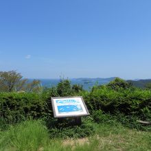 展望台からの伊勢湾の眺め