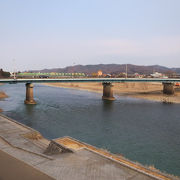 御倉邸から石段を阿武隈川沿いに下りて行くとかつての船着き場「福島河岸」あり