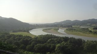 越後川口ＳＡ展望台から