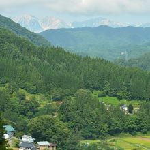 近くの鬼無里の風景