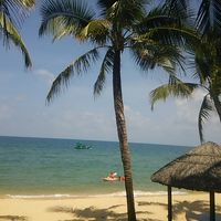 南国らしいビーチ