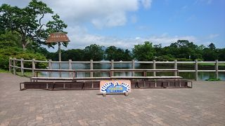 湖に島に駒ヶ岳