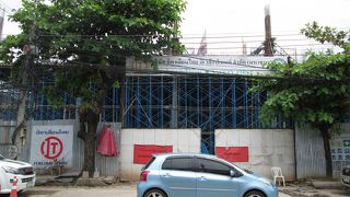 大がかりな改装工事中