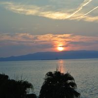 部屋からの日の出