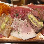 モツ焼き・シャルキトリー盛り合わせで美味しくビールが飲めるお店