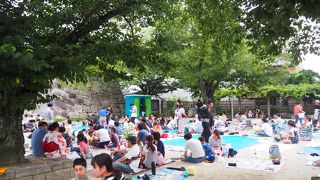 おいでん祭りのときには穴場スポット