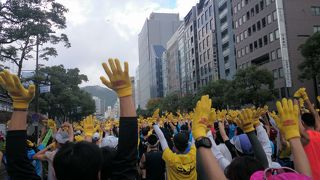 海沿いを走るコース