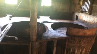 昔ながらの木樽