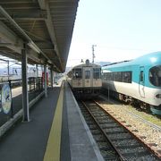 特急まいづるから京都丹後鉄道に乗り換えます 