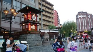 駅前の撮影スポット