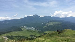蓼科周辺が一望出来ます