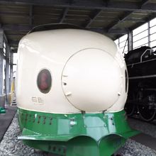 200系新幹線、車内見学もできます。