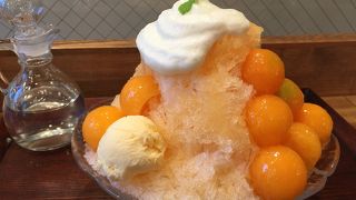 メロンカキ氷 ♪