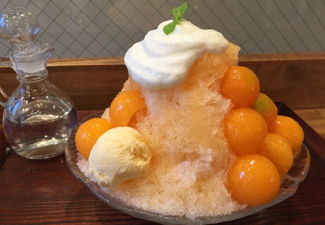 メロンカキ氷 ♪