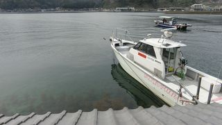 遊覧船より少し高いが舟屋の側に行ってくれる