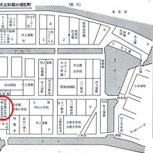雙葉学園発祥の地は、雙葉女学校として地図にも表示されています