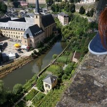 砲台からグルントを見下ろしました。