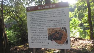 現在は説明板が立っているのみです