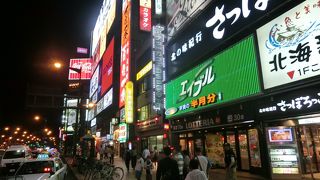 夜はやっぱり、ススキノだ