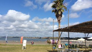 整備された海岸