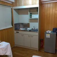 奥にミニキッチン