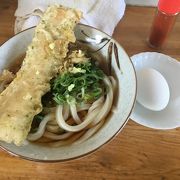 コシがあり、ローカルなうどん屋