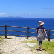 久米島が見えます