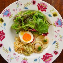 前菜3種とフレッシュサラダ