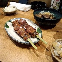 絶妙な焼き加減のレバー！