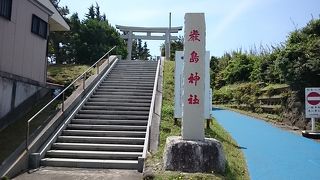 野島崎灯台へ登る前に厳島神社に参拝