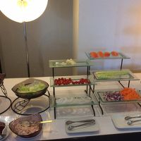 朝食ブッフェは野菜がしっかり揃っているのであり難い