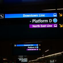 ダウンタウン線の乗換案内