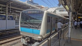 日中は快速が運行しています