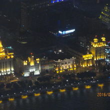 外灘の歴史建築群。上海海関大楼の時計台。