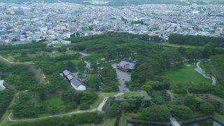 五稜郭の美しい星形の全景が見れる