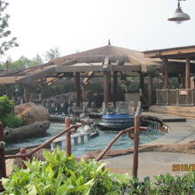 ここが乗り場。