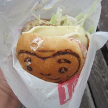 白河だるまバーガー