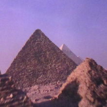 エジプトのピラミッド。