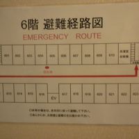 配置図。ＥＶのある列の方が眺望は良い