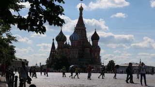 モスクワに来た実感がわく