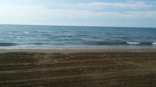 羽咋市の南西寄りに位置する海岸