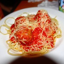 子供用のスパゲティ