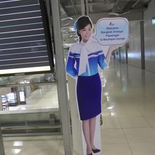 ブティックラウンジ前の案内板