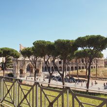 パラティーノの丘からフェロロマーノまでの移動中
