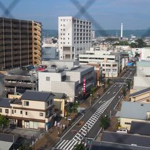 駅と反対側です。９階（最上）より