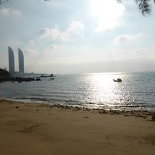 穏やかな海に心洗われます。