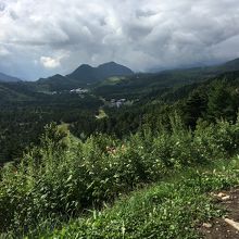 天気がいいと富士山も。