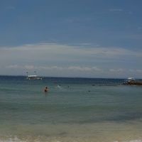 コンパクトですが十分なプライベートビーチ