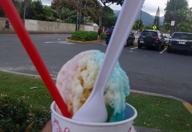サーフショップのシェイブアイス